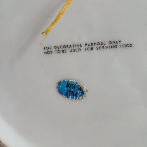 Vintage Collector Plate San Diego Trinket Dish Made in Korea Souvenir 9" x 9" - Picture 7 of 10